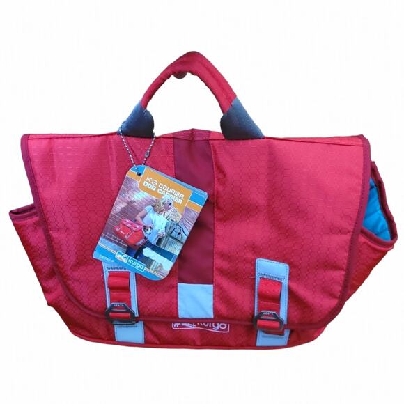 kurgo k9 Courier dog carrier Red Pet Carrier/Booster Travel Bag NO STRAPS - Picture 1 of 7